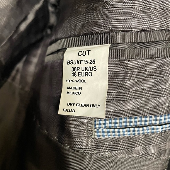 NWT Ben Sherman Camden Tailored Suit in Black size 32R - Picture 5 of 8